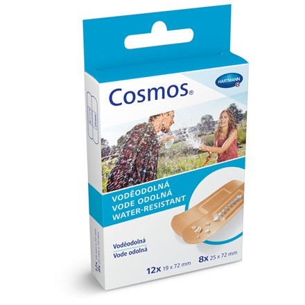COSMOS Water-resistant voděodolná náplast 2 velikosti 20 kusů