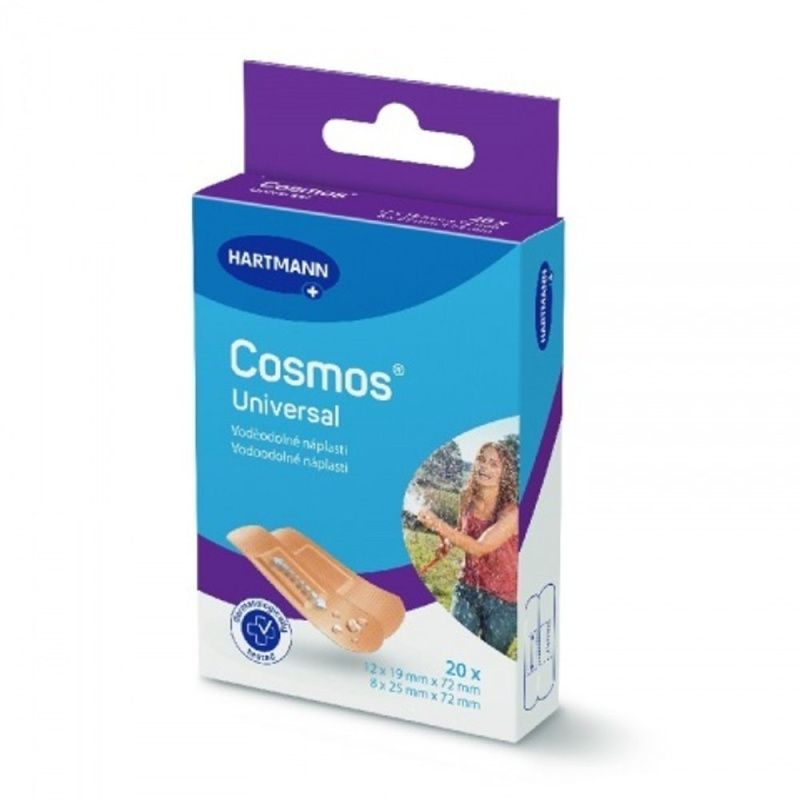 COSMOS Water-resistant voděodolná náplast 2 velikosti 20 kusů