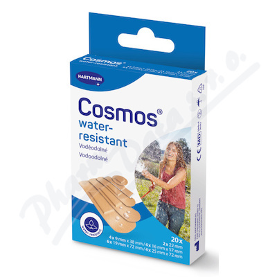COSMOS Water-resistant voděodolná náplast 5 velikostí 20 kusů