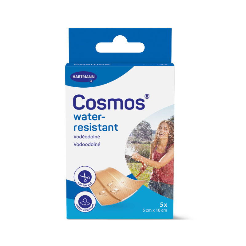 COSMOS Water-resistant voděodolná náplast 6 x 10 cm 5 kusů