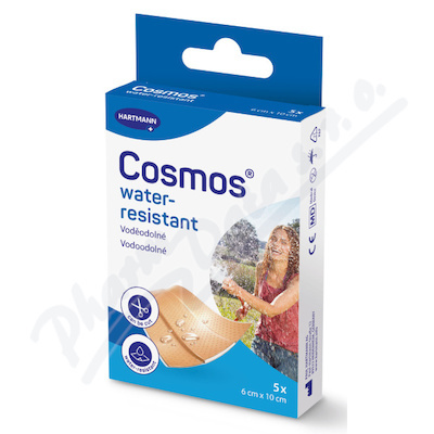 COSMOS Water-resistant voděodolná náplast 6 x 10 cm 5 kusů