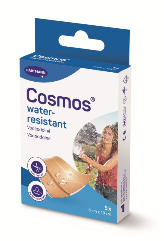 COSMOS Water-resistant voděodolná náplast 6 x 10 cm 5 kusů