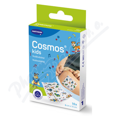 COSMOS Kids náplast voděodolná 6 x 10 cm 10 kusů