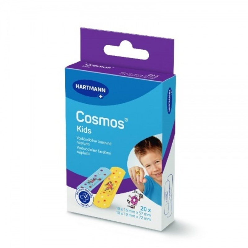 COSMOS Kids náplast voděodolná 6 x 10 cm 10 kusů