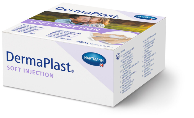 Dermaplast Soft injection 16 x 40 mm náplast 250 ks