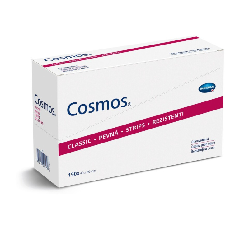 COSMOS Pevná náplast strips 80 x 40 mm 50 x 3 kusy