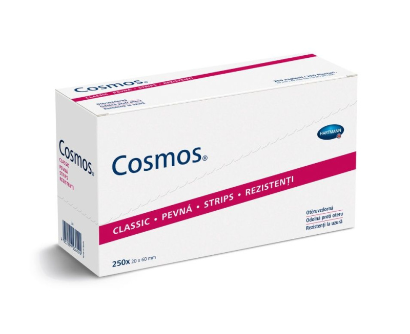 COSMOS Pevná náplasti strips 60 x 20 mm 50 x 5 kusů