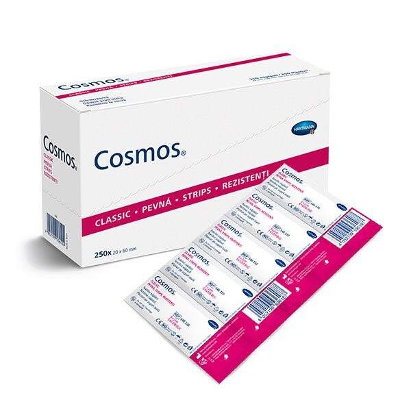 COSMOS Pevná náplasti strips 60 x 20 mm 50 x 5 kusů