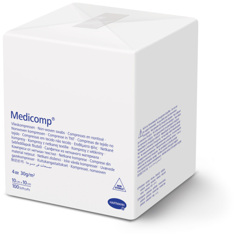 Medicomp Kompres nesterilní 10 x 10 cm 100 ks