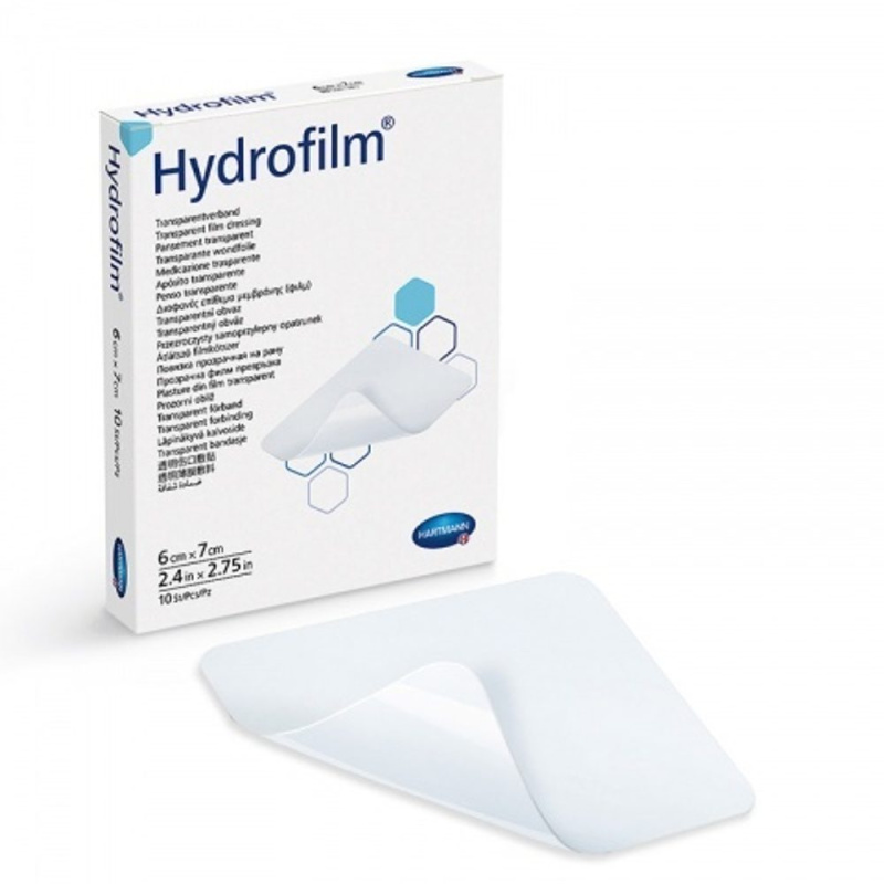 HYDROFILM Fixační náplast 6 x 7 cm 10 kusů