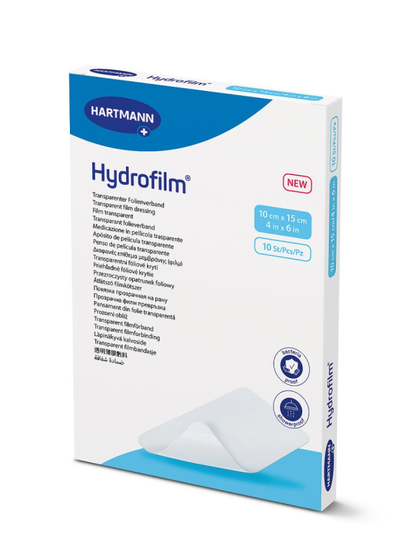 HYDROFILM Fixační náplast 10 x 15 cm 10 kusů