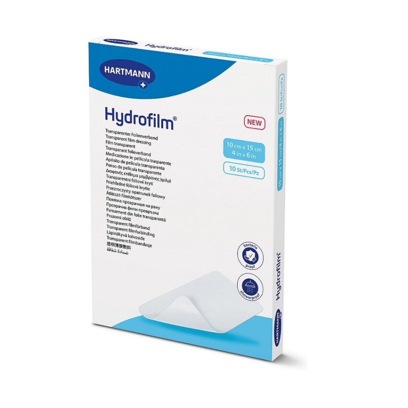 HYDROFILM Fixační náplast 10 x 15 cm 10 kusů