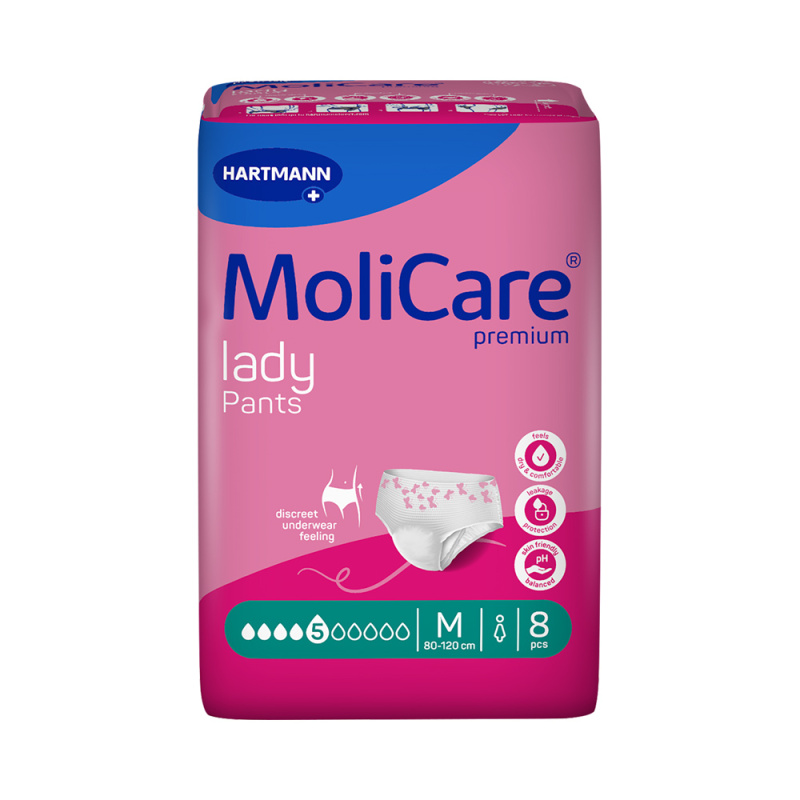 Molicare Lady Pants 5 kapek velikost M 8ks