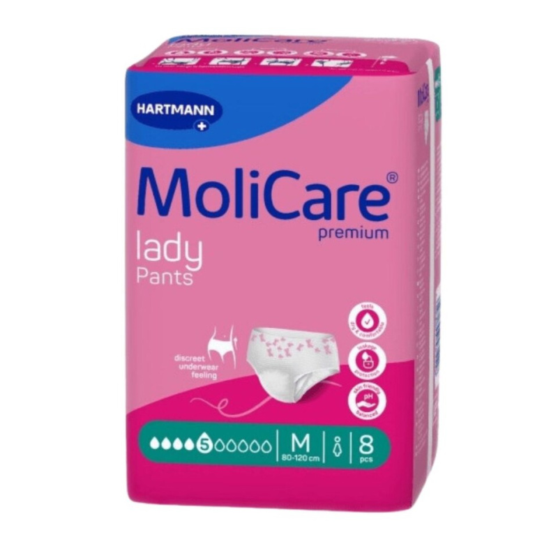 Molicare Lady Pants 5 kapek velikost M 8ks