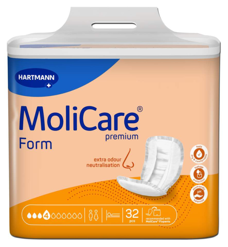 MOLICARE Premium form absorpční vložné pleny 4 kapky 32 kusů