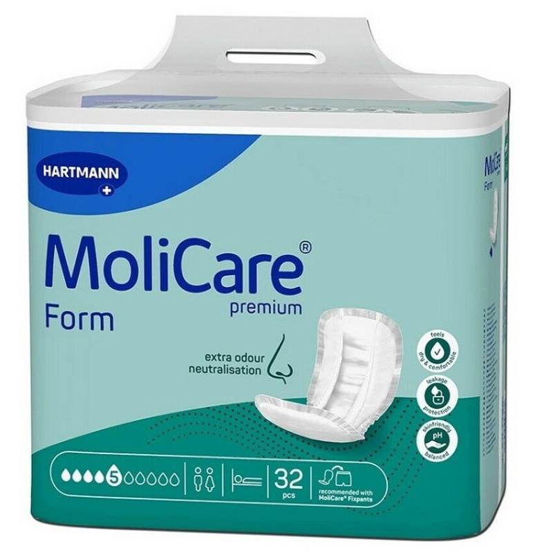 MOLICARE Premium form inkontinenční vložné pleny 5 kapek 32 ks