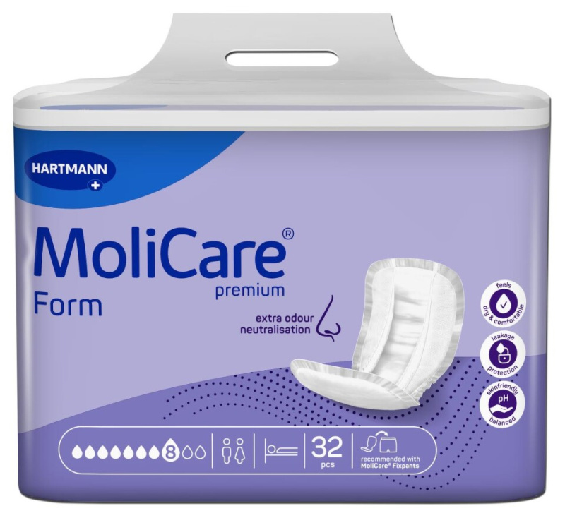 MOLICARE Premium form inkontinenční vložné pleny 8 kapek 32 ks