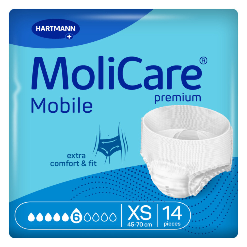 MOLICARE MOBILE 6 kapek velikost XS 14ks