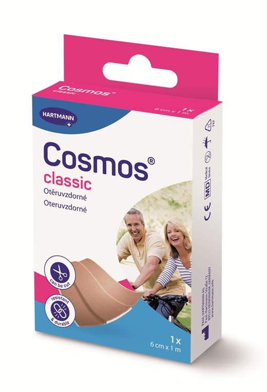 COSMOS Pevná náplast 1 m x 6 cm