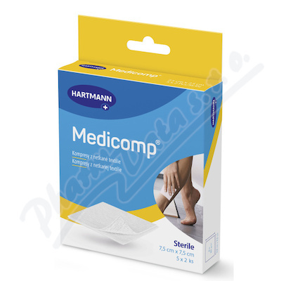 MEDICOMP Kompres sterilní 7.5 x 7.5 10 kusů