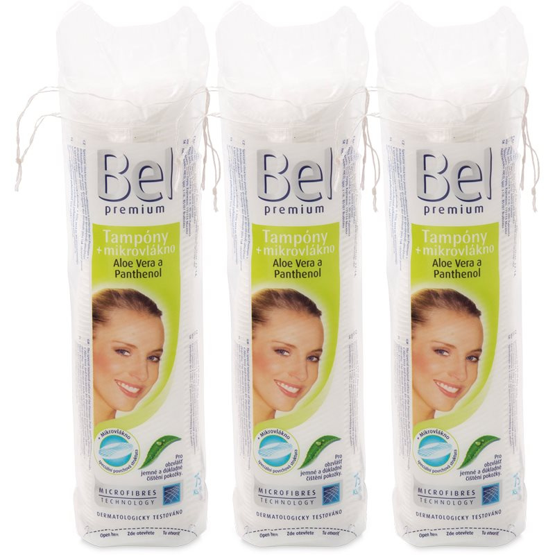 Bel Premium odličovací tampony s aloe vera 3x75 ks