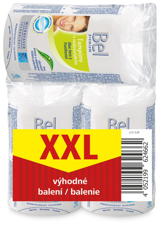 Bel Premium odličovací tampony výhodné balení 3x45 ks