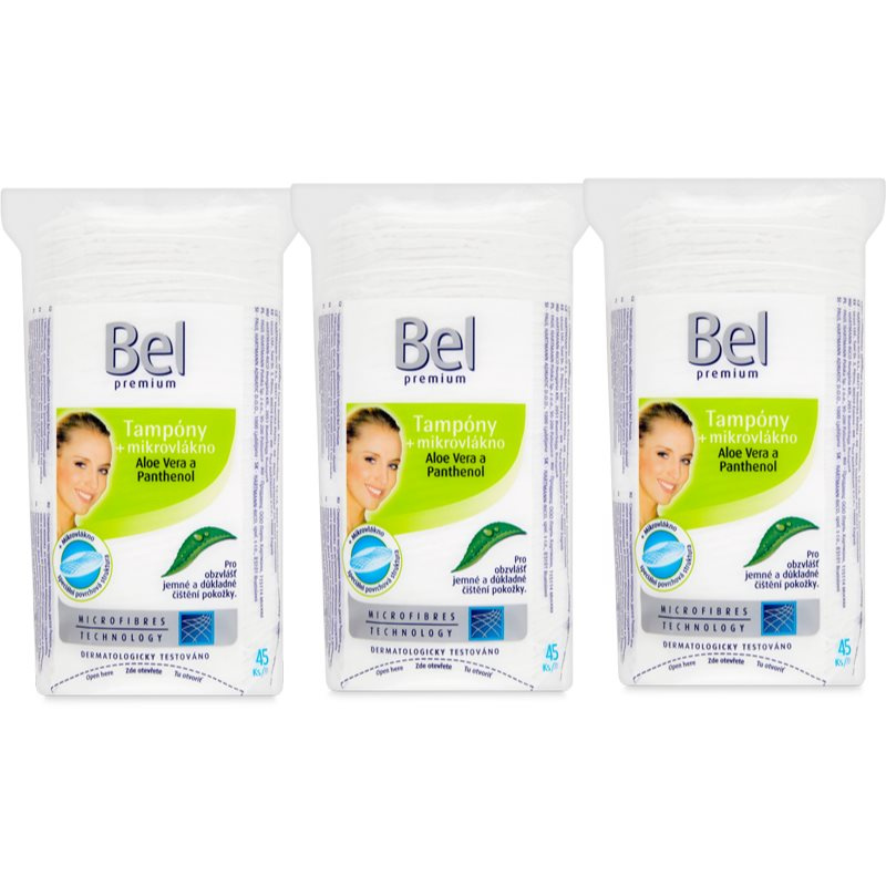 Bel Premium odličovací tampony výhodné balení 3x45 ks