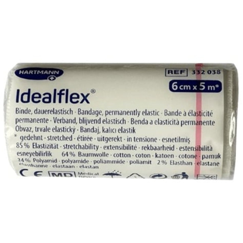 OBINADLO ELASTICKÉ IDEALFLEX 6CMX5M,KRÁTKÝ TAH,1KS