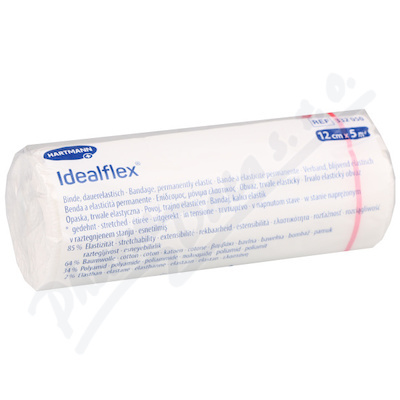 OBINADLO ELASTICKÉ IDEALFLEX 12CMX5M,KRÁTKÝ TAH,1KS