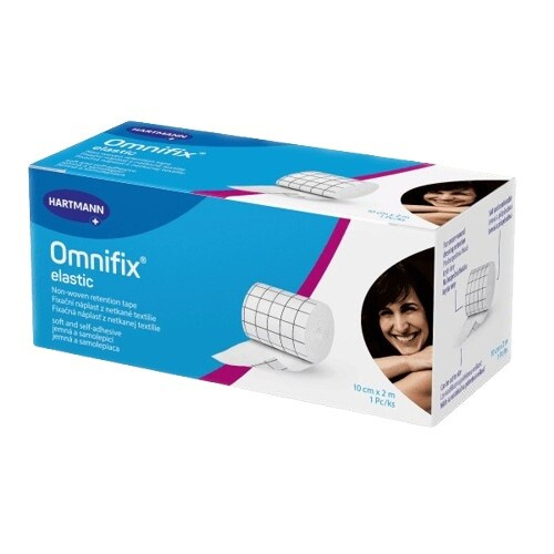 Omnifix Elastic 10 cm x 2 m fixační náplast z netkané textilie 1 ks