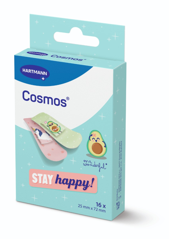 COSMOS Mr.Wonderful stay happy náplasti 16 kusů