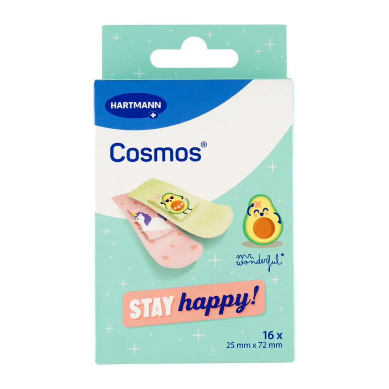 COSMOS Mr.Wonderful stay happy náplasti 16 kusů
