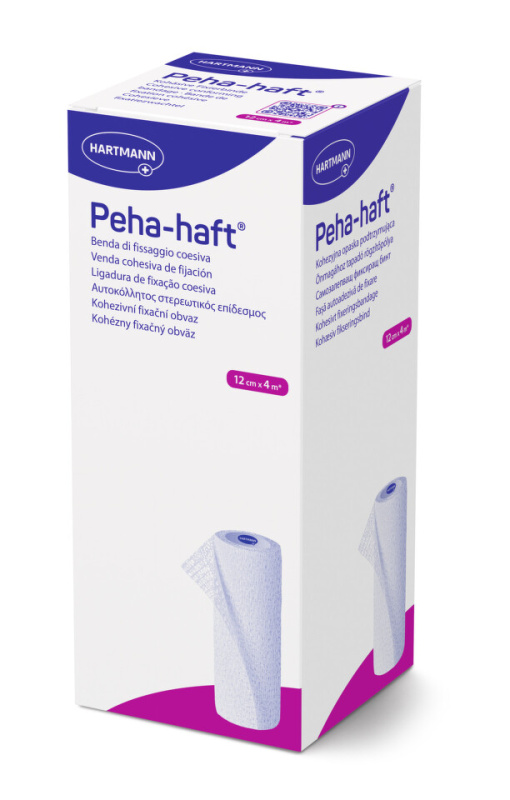 Hartmann PEHA-HAFT Obinadlo fixační kohesivní 12 cm x 4 m bílé