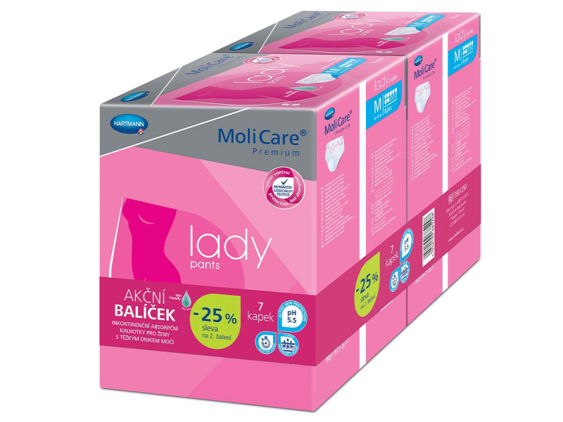 MoliCare Lady Pants inkont.7 kap.M duopack2x8ks