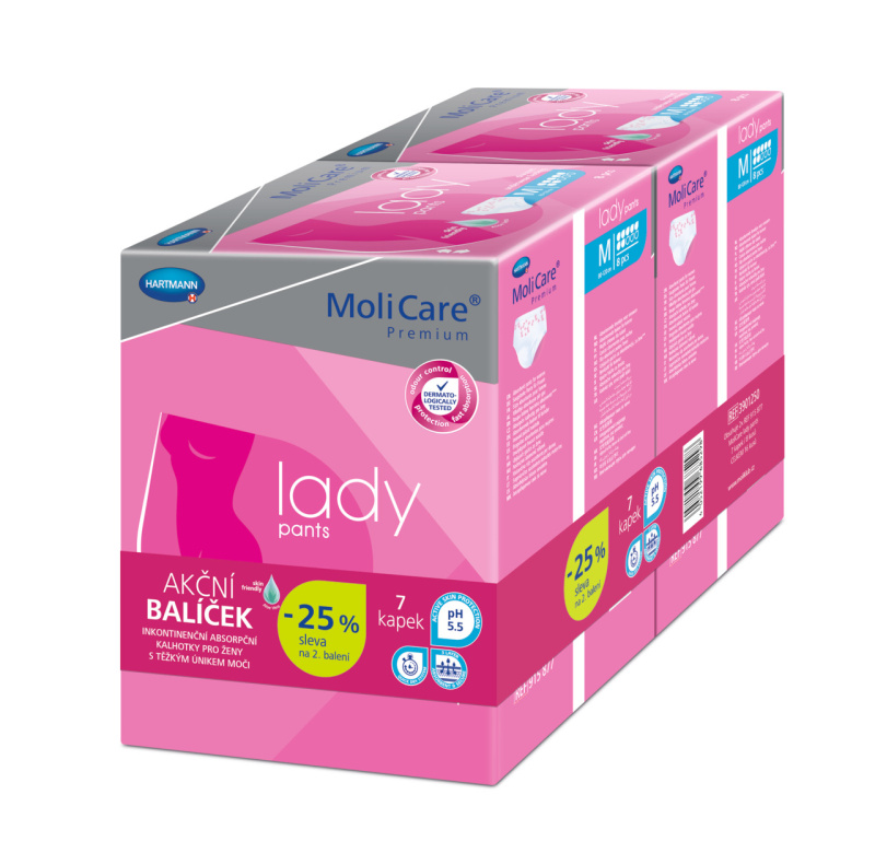MoliCare Lady Pants inkont.7 kap.M duopack2x8ks