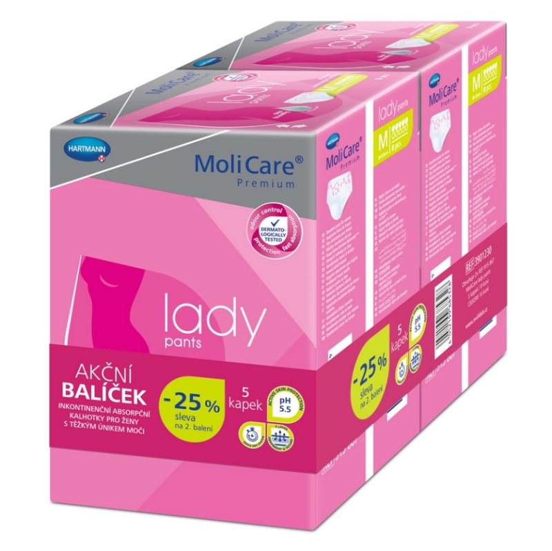 MoliCare Lady Pants inkont.5 kap.M duopack 2x8ks