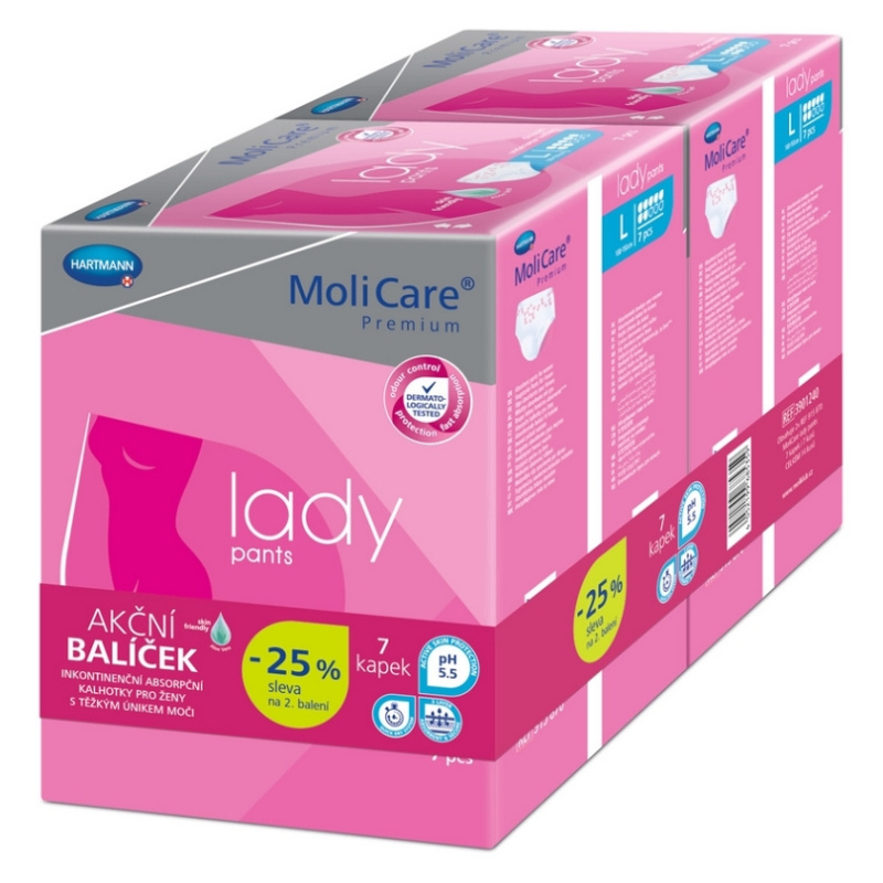 MoliCare Lady Pants inkont.7 kap.L duopack2x7ks