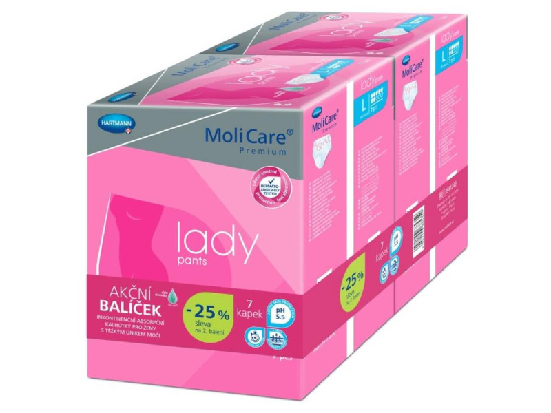 MoliCare Lady Pants inkont.7 kap.L duopack2x7ks
