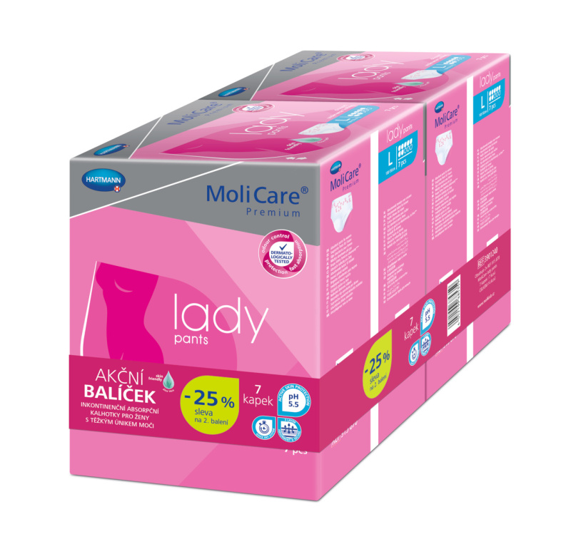 MoliCare Lady Pants inkont.7 kap.L duopack2x7ks