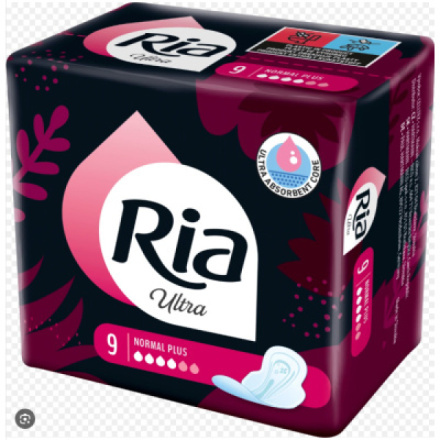 Ria Ultra Normal Plus Odour Neutraliser menstruační vložky 9 ks