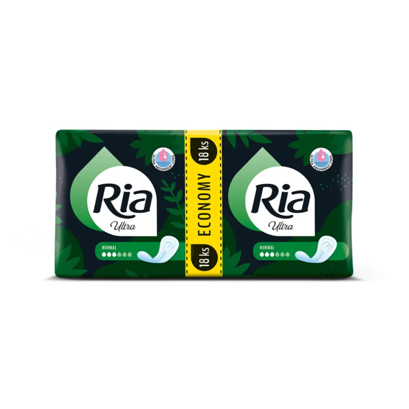 Ria Ultra Normal Economy pack menstruační vložky 18 ks