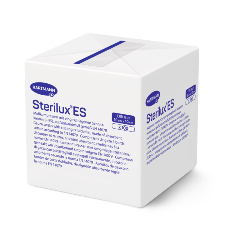Gáza kompr.nest.Sterilux ES 10x10cm/100ks 13vl8vrs