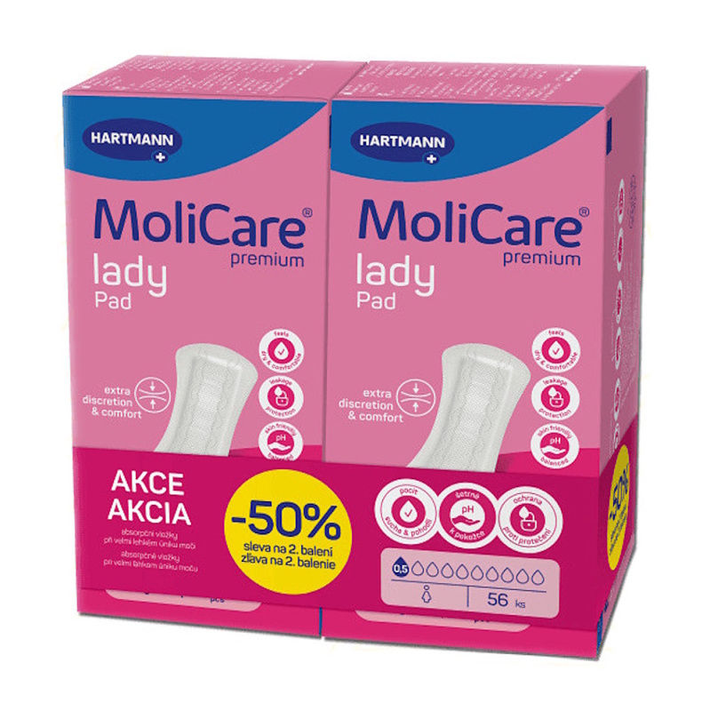 MoliCare Lady Pad ink.vložky 0.5kap.duopack 2x28ks