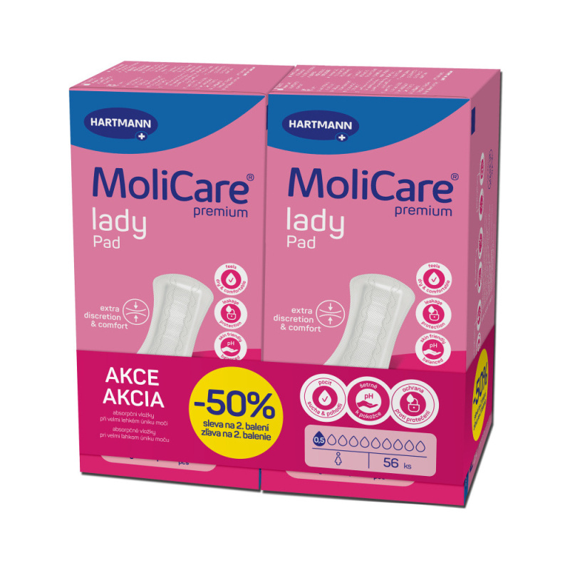 MoliCare Lady Pad ink.vložky 0.5kap.duopack 2x28ks