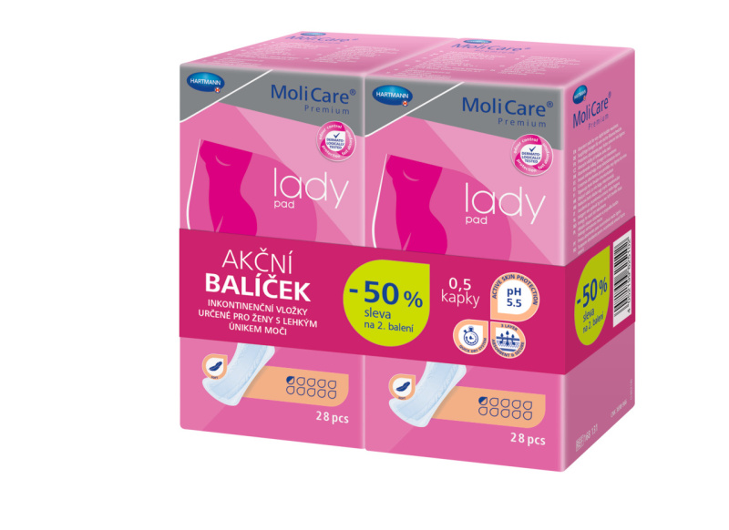 MoliCare Lady Pad ink.vložky 0.5kap.duopack 2x28ks