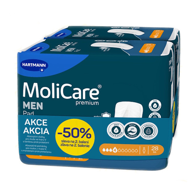 MoliCare Men 4 kapky Duopack 2x14ks