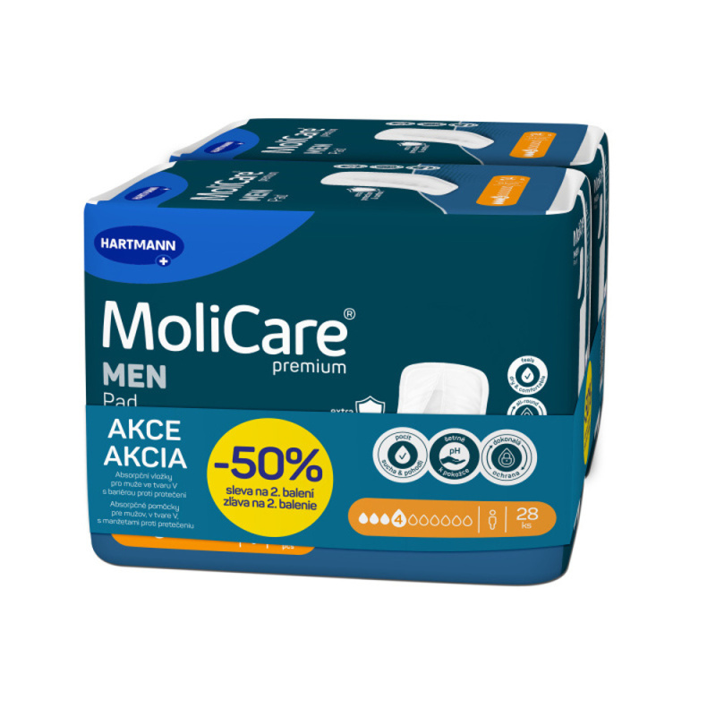 MoliCare Men 4 kapky Duopack 2x14ks