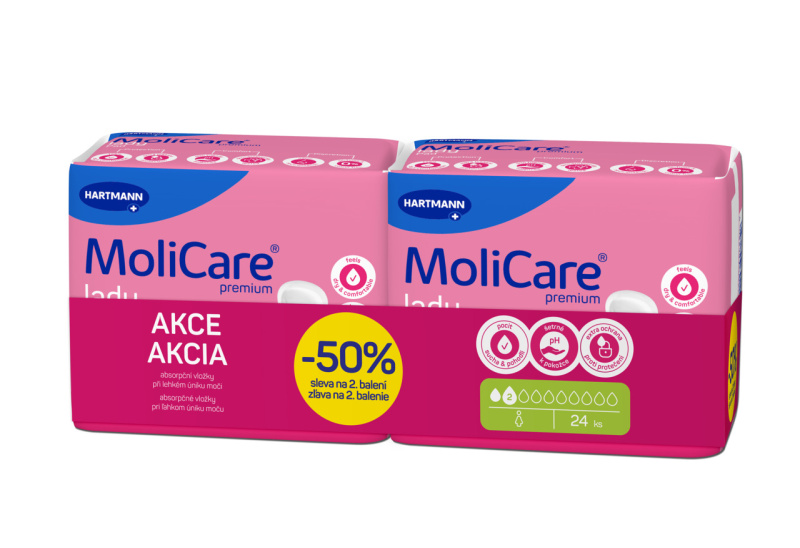 MoliCare Lady Pad inkont.vložky 2k duopack 2x12ks
