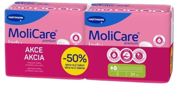 MoliCare Lady Pad inkont.vložky 2k duopack 2x12ks
