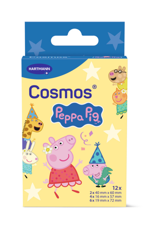 COSMOS Dětská náplast Peppa pig 12 kusů